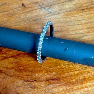 Diamond eternity wedding ring